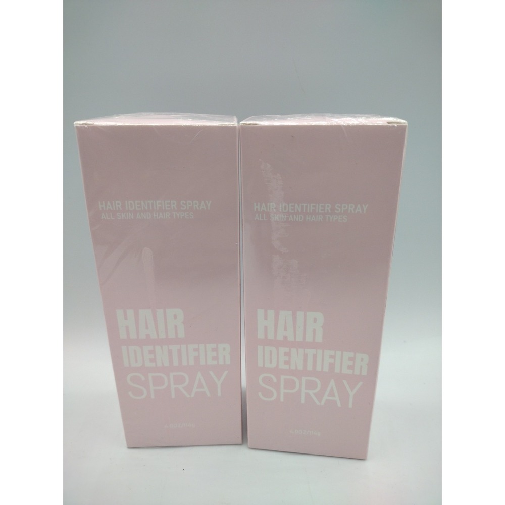 Hair Identifier Spray Lot of 2 Face Shaving Dermaplaning Beard Removal 4.02oz